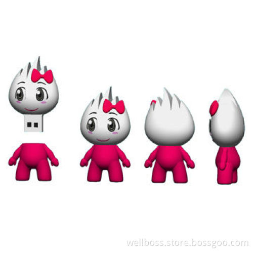 Factory OEM Hot Sale Promotional Gift Cute 3D Customized Cartoon USB Flash Drive